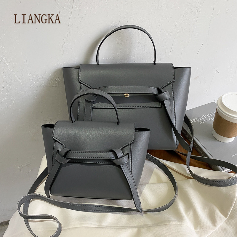 

2021 New Ladies Top Handle Leather Vintage Crossbody Bags for Women High Quality Designer Bag Q1230