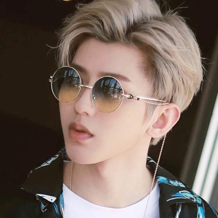 

Retro Round Pink Sunglasses Ladies Brand Designer Sunglasses Fashion Ladies Alloy Mirror Women UV400