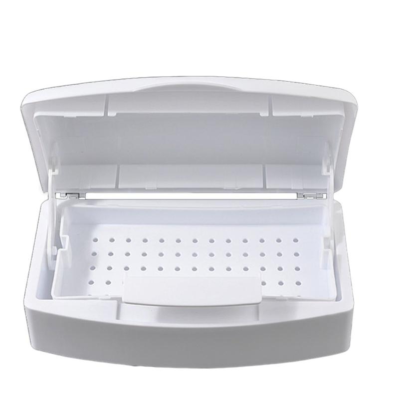 

Sterilizer Portable Nail Tool Disinfection Box Nail Cleaning Box Salon Metal Tools Disinfector