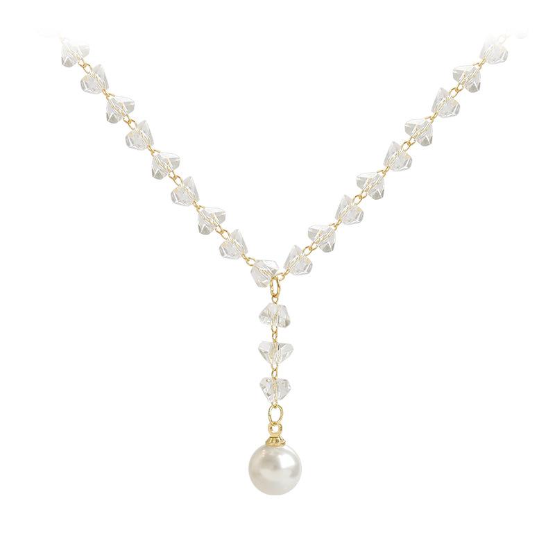 

Pendant Necklaces Necklace For Women Valentines Gifts Female Crystal Teen Girl
