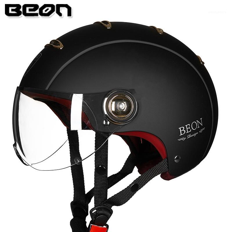 

BEON motorcycle half helmet vintage capacete retro motocicleta motorbike scooter summer casco for men women B-1051