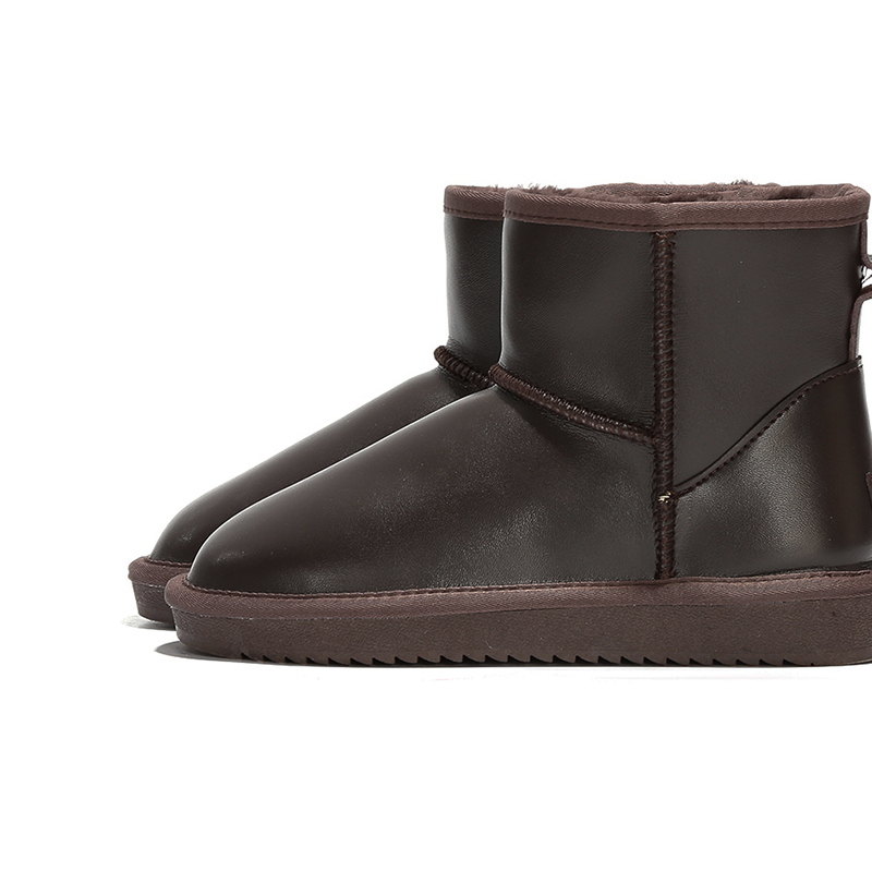 

2021 The New New Fashion 100% Genuine Leather Australian Snow Classic Female Boots Warm Winter Shoes for Women K9fa, Chocolate