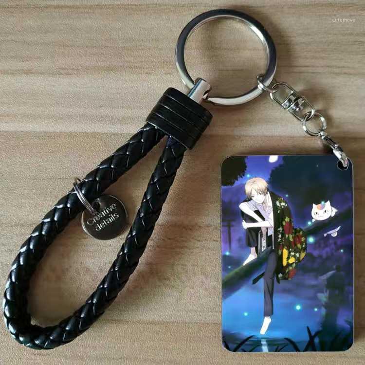 

Anime Natsume Yuujinchou Keychain Anime Card Set Kitty Teacher Pendant Peripheral Creative Birthday Gift Keychains1