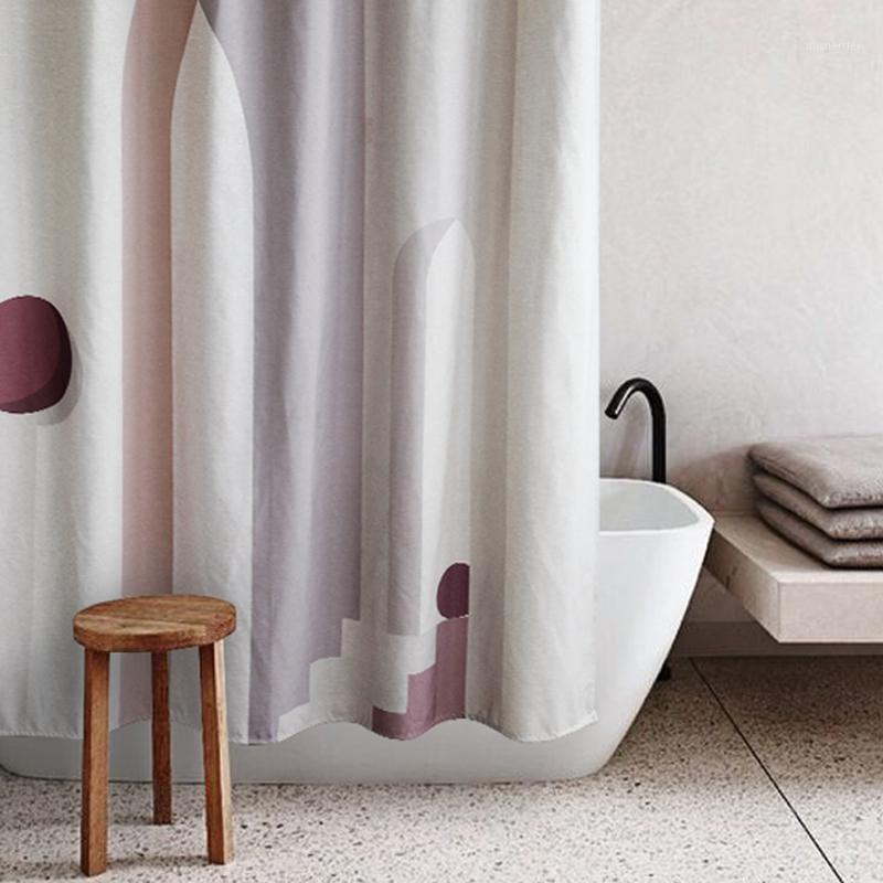 

NEW Liang Qi Waterproof shower curtain Partition Curtains Anti-mildew thick cloth For home bathroom accessories customizable1