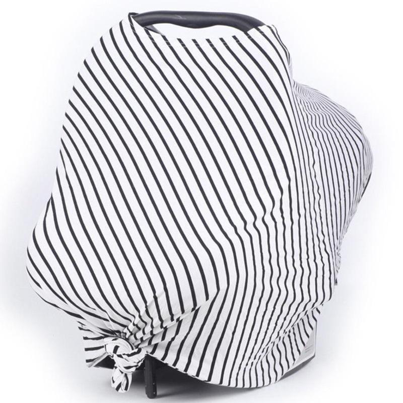 

2020 knitted spring winter women scarf Striped warm Women's Casual Multi-use Loose Round Neck Striped Shawl Poncho Cape T-Shirt