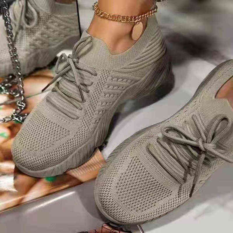 

2022 New sneakers women casual Shoes Women tenis feminino Lace Up breathable ladies Shoes woman Outdoor Walking zapatos mujer AA220312, Blue