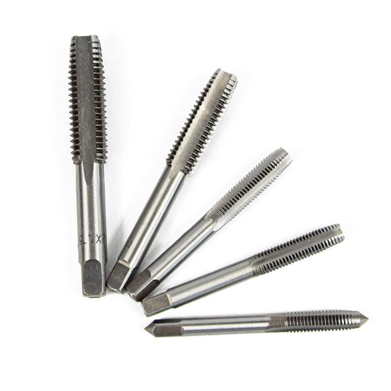 

Yiwa HSS Metric Plug Hand Tap Drill Set M3 M4 M5 M6 M8 Machine Spiral Point Straight Fluted Screw Thread Hand Tools