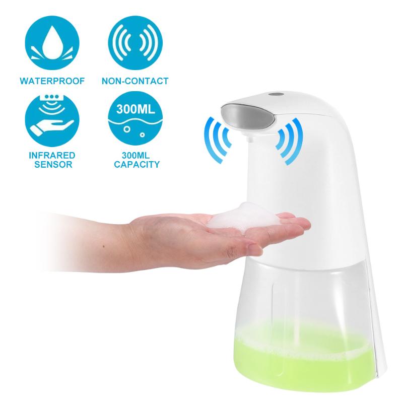 

300ML Automatic Foam Soap Dispenser Infrared Sensing Foam Soap Dispenser Induction For Bathroom Kitchen Hotel