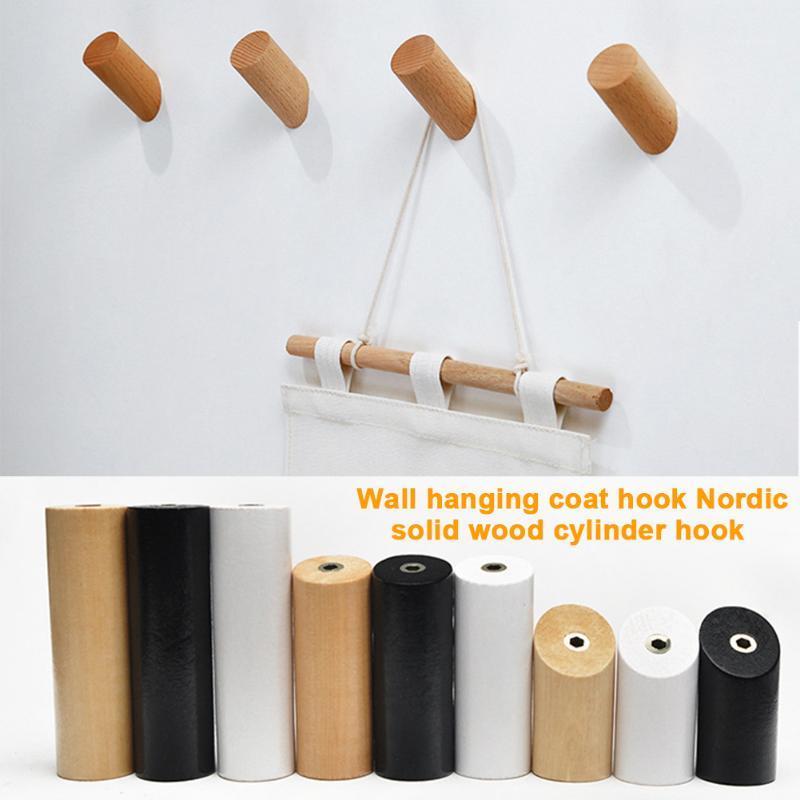 

3pcs Natural Wood Nordic Style Bedroom DIY Home Office Wall Mounted Entryway Kids Room Rustic Easy Install Heavy Duty Coat Hook1
