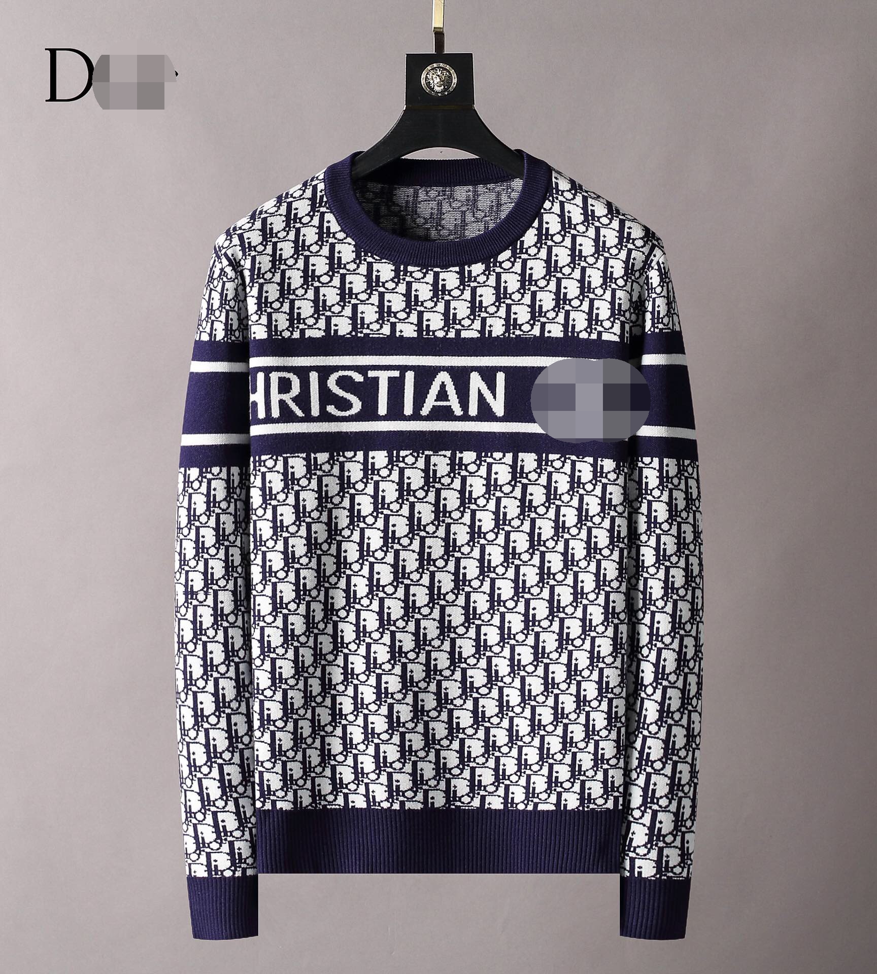 

Winter Wear 2021 Men's Casual Sweater Long Sleeve Knit Letter Embroidered Fashion Unisex Pullover Women's.f37, Black
