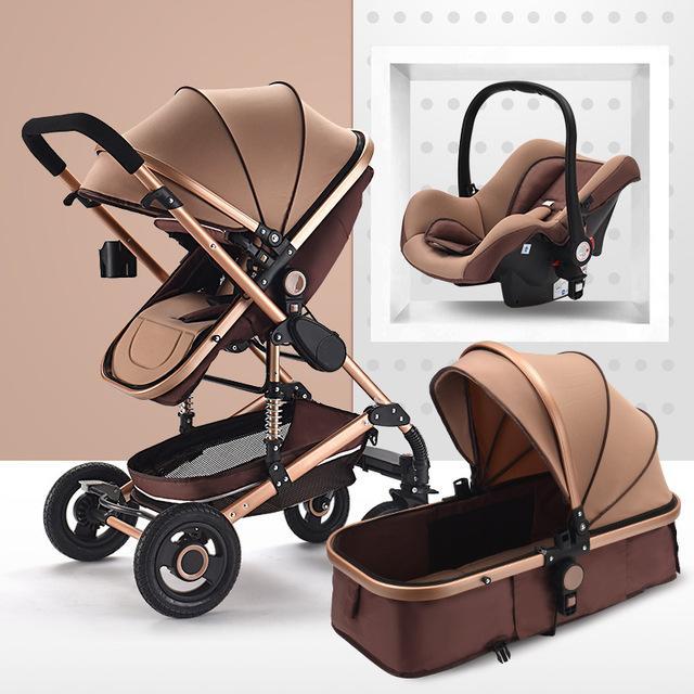 

Multifunctional Baby Stroller 3 in 1 foldable stroller baby buggy Lightweight Portable Travelling Pram pushchair1