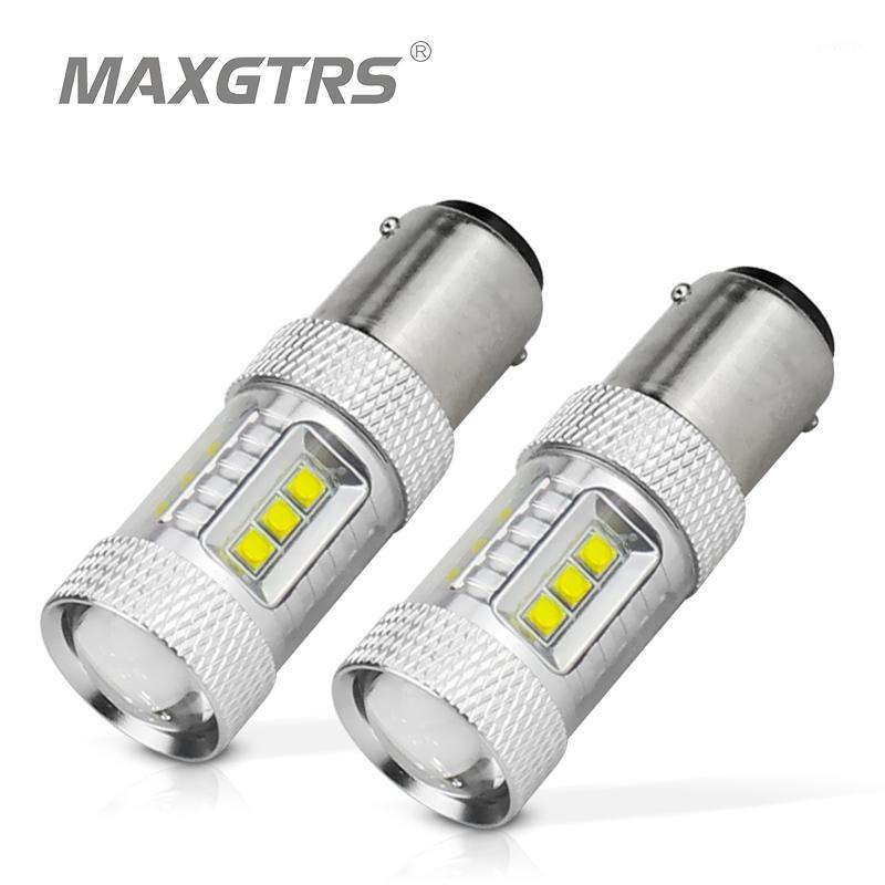 

2x High Power S25 1157 BA15D DRL 30w 50w 80W LED CREE Chip Car Additional Brake Auto Rear Tail Stop Lights LED Parking Lamp Bulb1, As pic