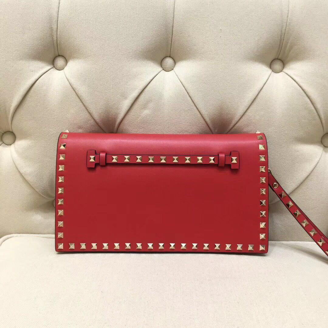 

Small Gold Rivet Chains Bags clutch bag Socialite Envelope bagluxurys designers crossbody bags red black nude brown silver colors, Dust bag