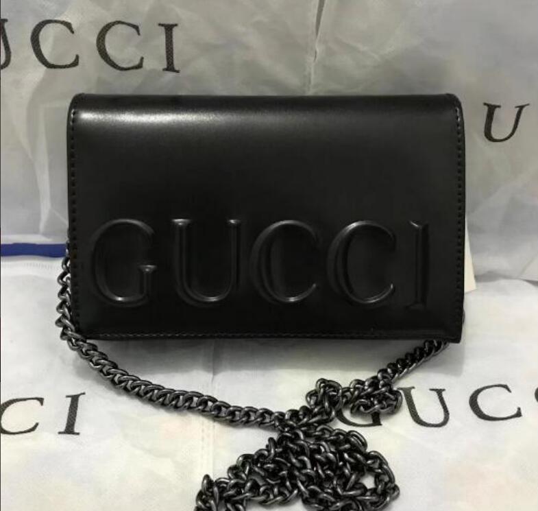 

fashionable Gucci chain handbag GG Shoulder bag Cross body bag, White