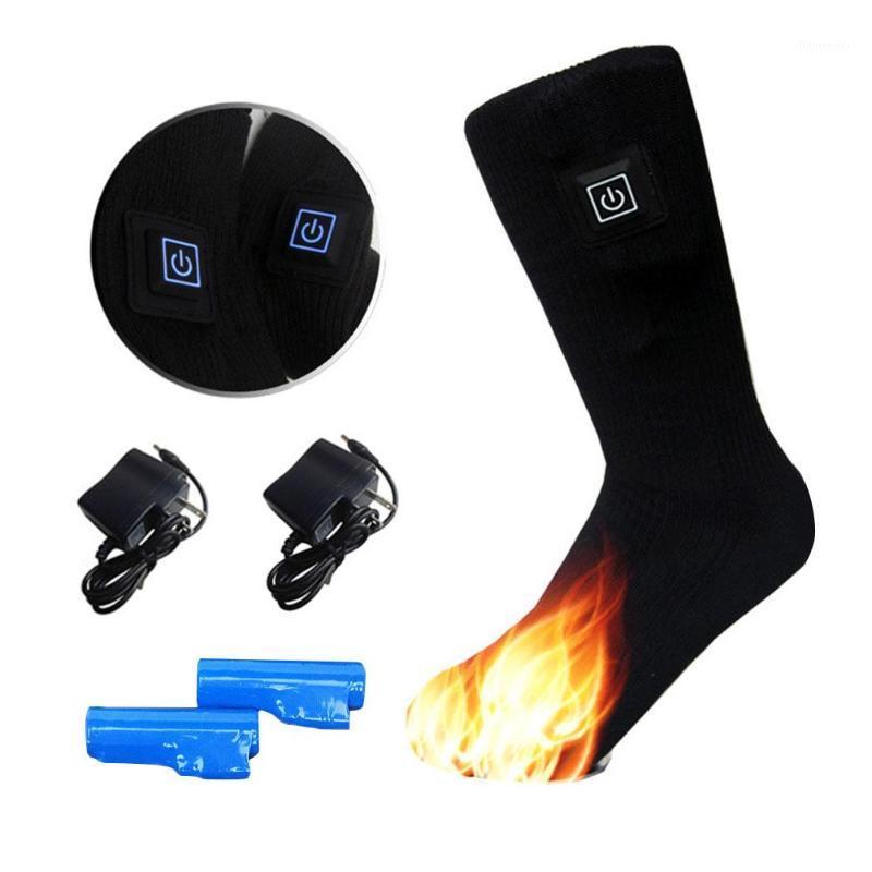 

3.7V 2200MAH Lithium Battery Upgrade Heating Socks Rechargeable Adjustable Battery Electric Heating Socks Double Layer Warm Sock1, Us