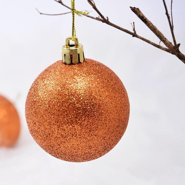

6Pcs/lot Multicolor Plastic Ball Christmas Tree Ornaments Hanging Pendants Craft New Year Xmas Decor Home Party Decoration 626091
