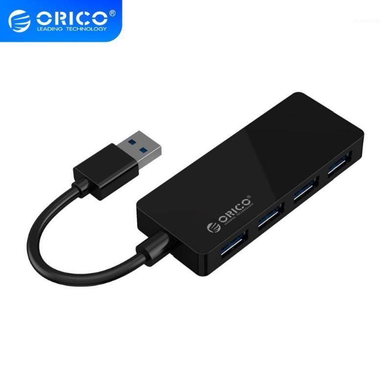 

ORICO 4-port USB3.0 hub, ABS flame retardant material, mini compact 10CM integrated data cable,ORICO HC4-U31