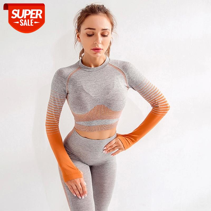 

NORMOV Seamless Women Tops Solid Causal O Neck Longsleeve With Thumb Polyester Quick Dry Workout Tops Fitness Female #8j1p, White