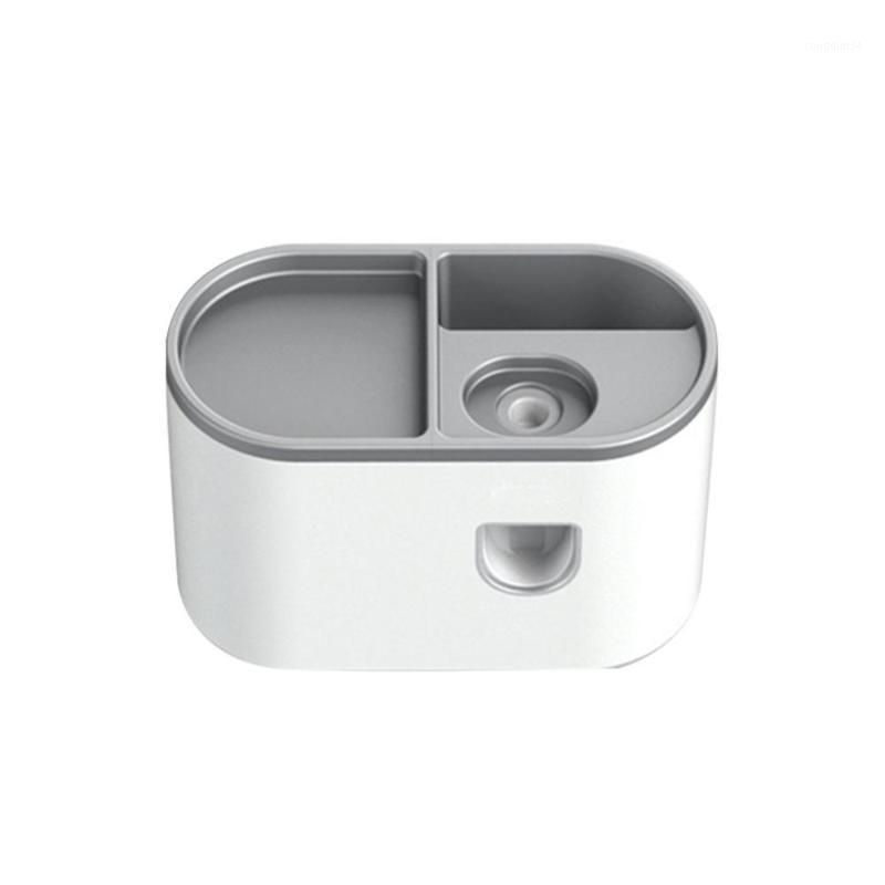 

Toothpaste Squeezer Dispenser Storage Shelf Set Toothbrush Holder Bathroom Accessories For Bathroom Magnetic Adsorption With Cup1