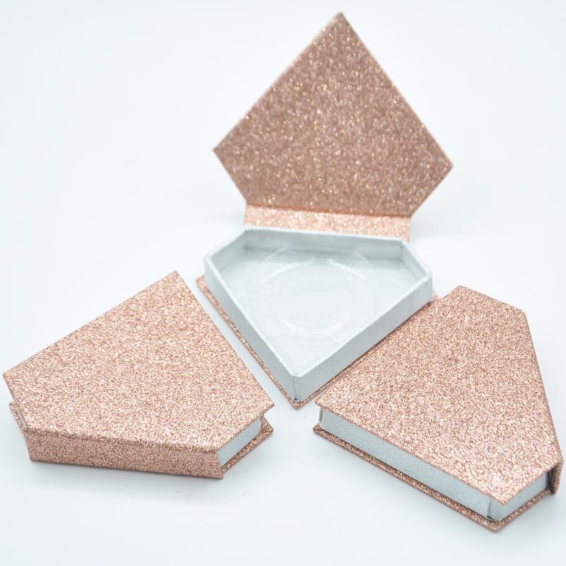 

Wholesale False Eyelashes Package Eyelash Packaging Box Custom Logo Lash Boxes Packaging Mink Lashes Makeup Diamond Gold Case