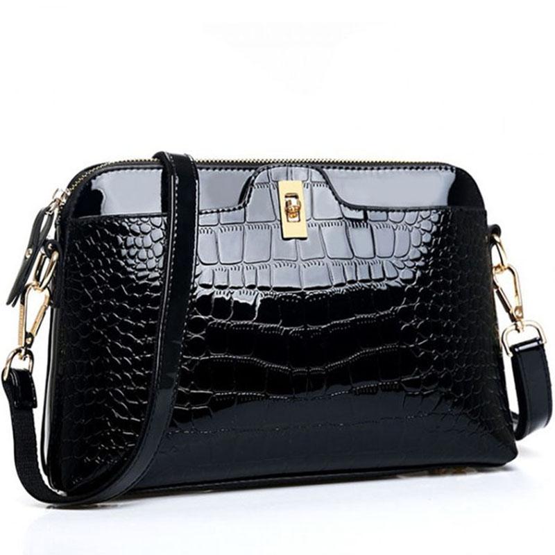 

New Luxury Women Bag For 2021 PU Leather Messenger Handbag Feminina Designer Sac A Main Lady Totes Over Shoulder Crossbody Bags, Black