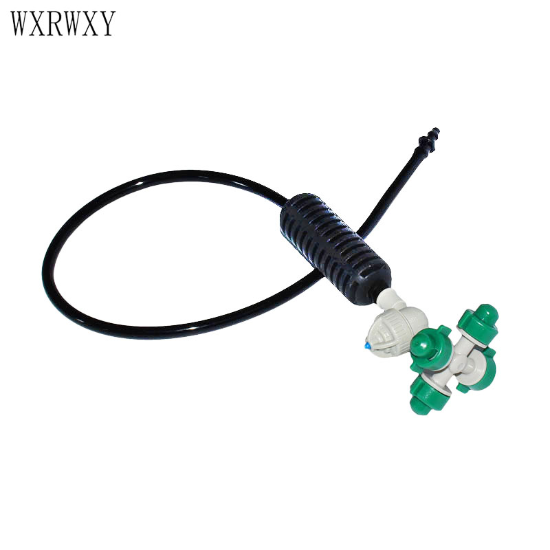 

wxrwxy cross Atomizing nozzle anti drip misting nozzle drip irrigation for greenhouse water sprayer 1set