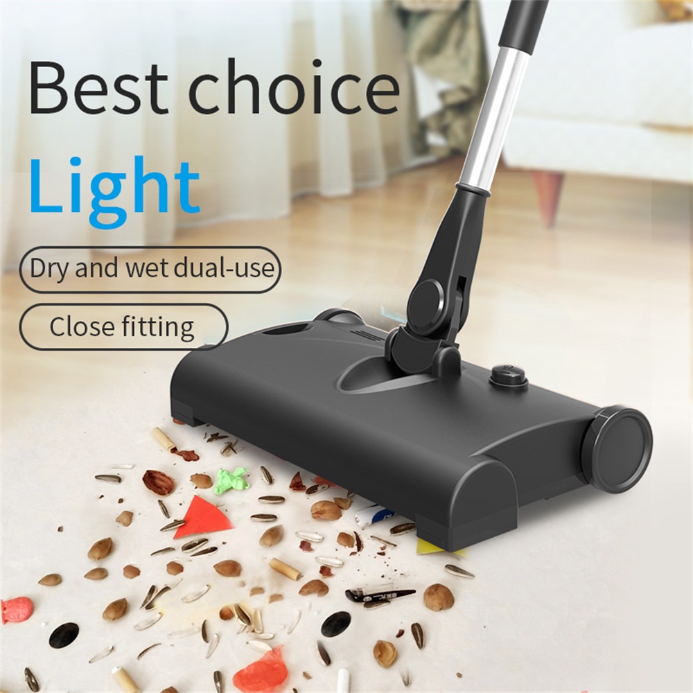 

Electric Floor Sweeper Cleaner Vacuum Rechargeable Wireless Hand Push Vacuum Cleaner Household Electric Mop Broom Robot