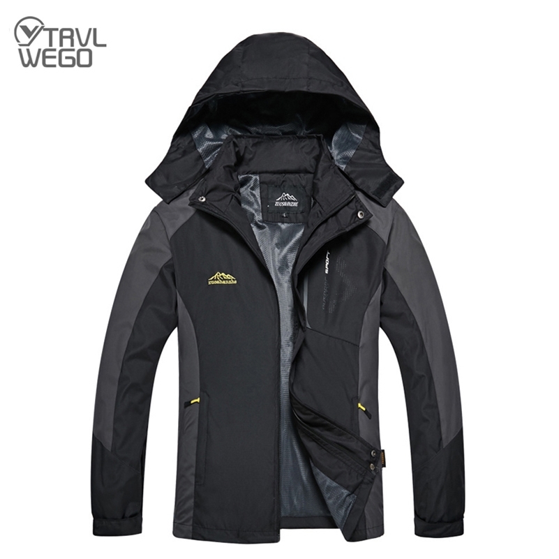

TRVLWEGO Camping Hiking Jacket Men Women Autumn Outdoor Sports Coats Climbing Trekking Windbreaker Travel Waterproof Jackets 201114, Women red