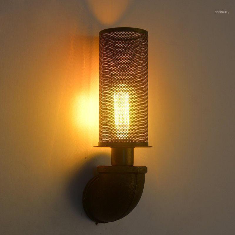 

Retro Loft vintage iron pipe wall light corridor pub cafe restaurant aisle bedside living room wall lamp bra lamp WJ1226141