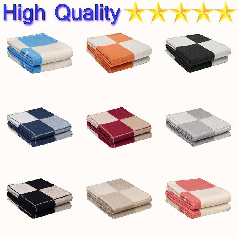 

Designer Blanket 15 Styles Beach Letter Cashmere Soft Wool Scarf Shawl Portable Warm Plaid Sofa Bed Fleece Knitted Throw  Black White Blue