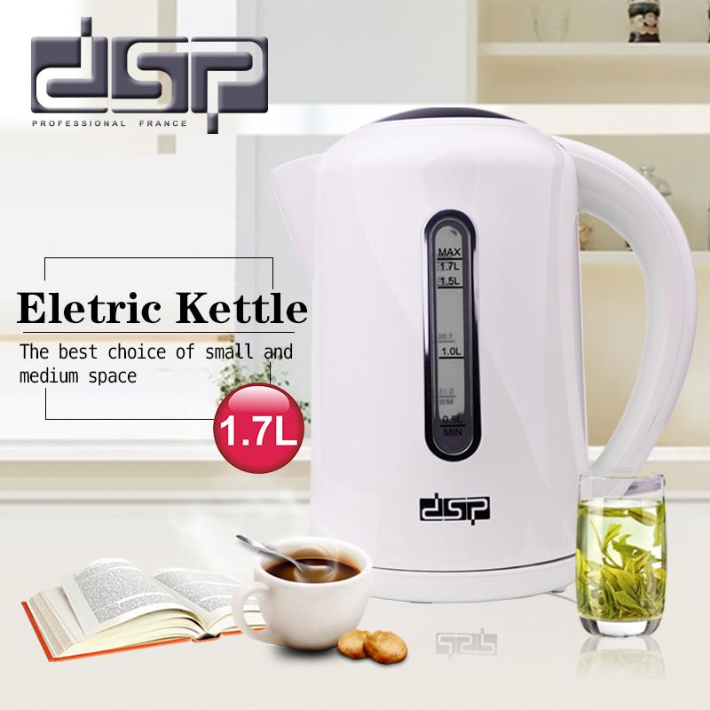 

DSP Kitchen Appliances Safety Auto-Off Function Quick Heat Electric Kettle Water Boiler Heating Large Capacity 1.7L 1850-2200W