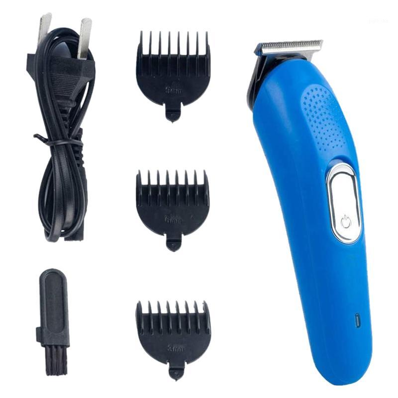 

Rechargable Electric Hair Clipper Cutting Machine Professional Hairdresser Beard Barber Hair Haircut Blue US Plug1