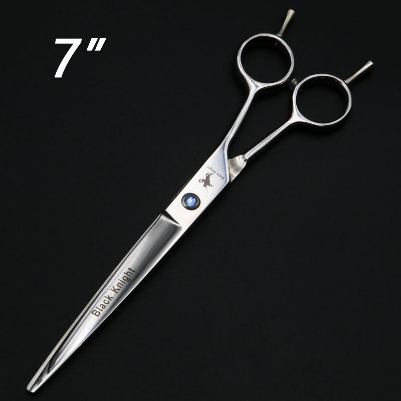 

BLACK KNIGHT Professional 7 inch hair scissors Barber Hairdressing Cutting shears pet scissors for left hand and right hand