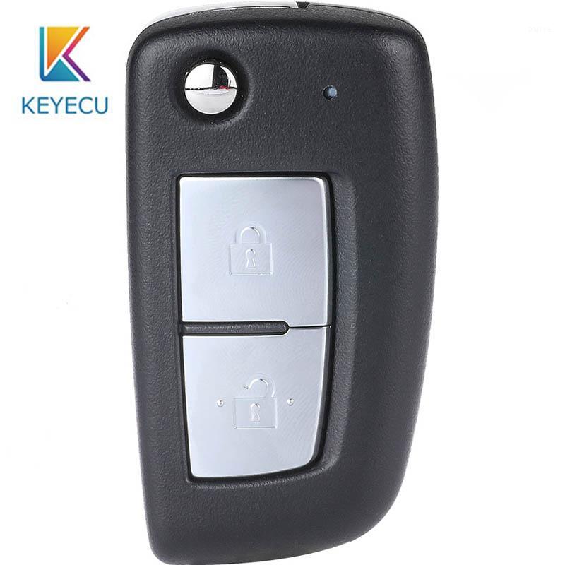 

Keyecu CWTWB1G767 Flip Remote Key Fob 2 Buttons FSK 433.92MHz with PCF7961M Chip for Qashqai X-Trail Pulsar Micra Juke1, 1 piece