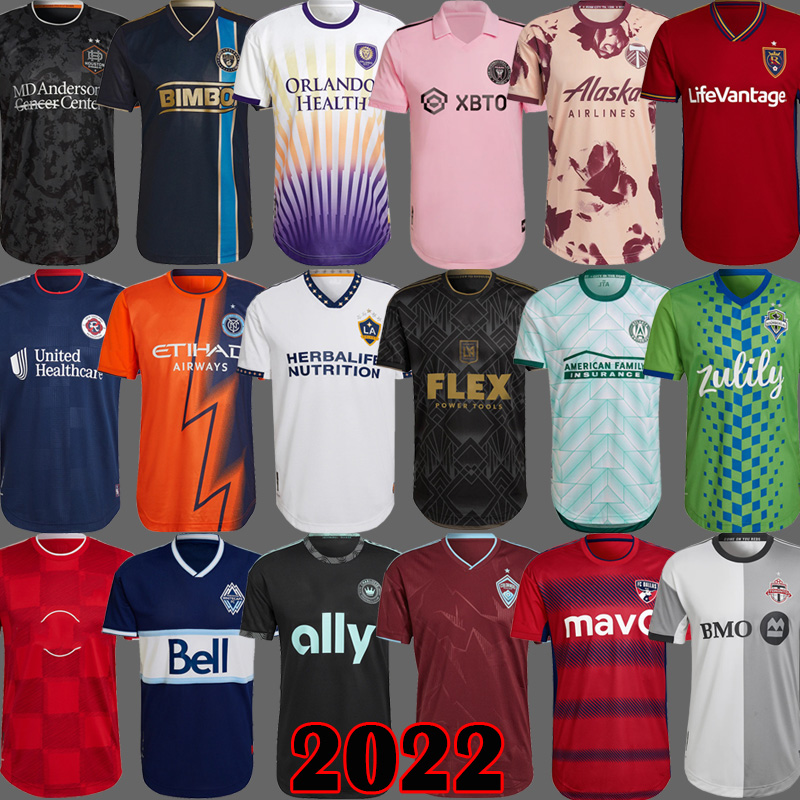 

2022 2023 MLS Players Edition Atlanta FC Inter Miami Soccer Jersey LAFC Orlando Shirt 22 23 houston New York City Seattle Sounders Portland Timbers Football Shirt 123, Player version