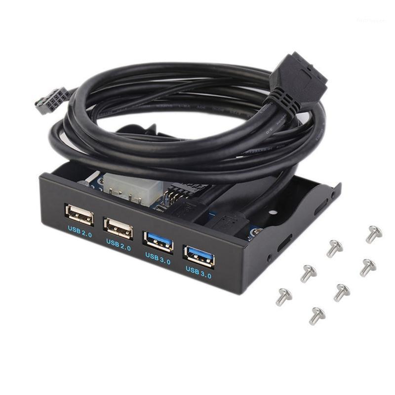

Front Panel 60cm Cable Adapter Plug Play Computer Accessories Expansion Fast 4 Ports USB Professional Desktop Hub1