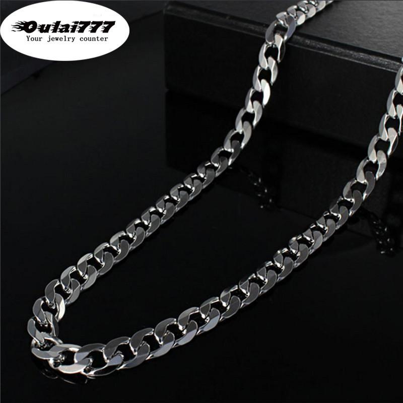 

Chains 2021 Figaro Rustless Men Necklace Gifts For Women Friends Hip Hop Jewelry Personalized Male Gothic