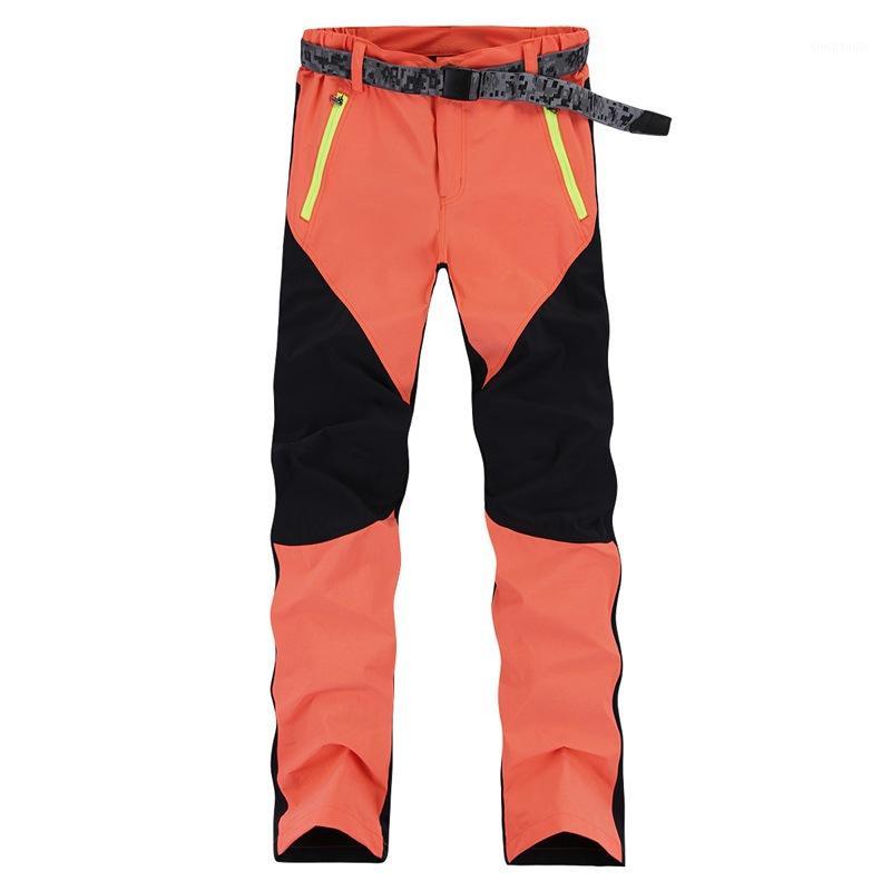

Women's Summer Quick Dry Hiking Pants Outdoor Patchwork Thin Camping Climbing Breathable Elastic Female Trousers1, Red