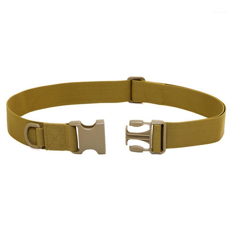 

New Trouser Belt Army Tactical Nylon Webbing Buckle Strap for Outdoor Camping Drop Shipping1, Black