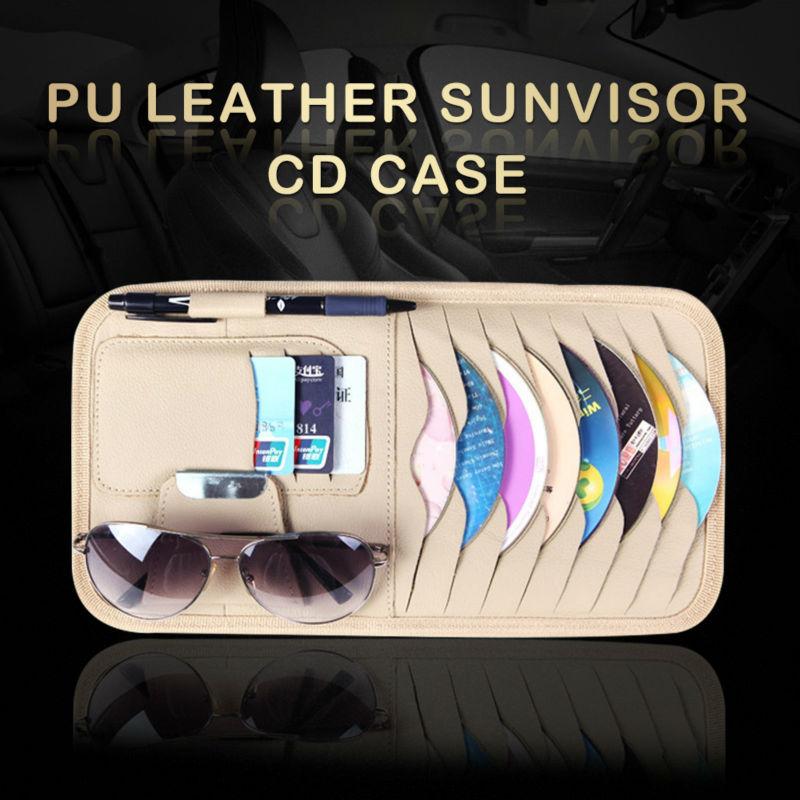 

Car Sun Visor CD Organizer Sunshade Storage Bag for Mini Cooper Clubman Countryman Hanging Receipt Bag