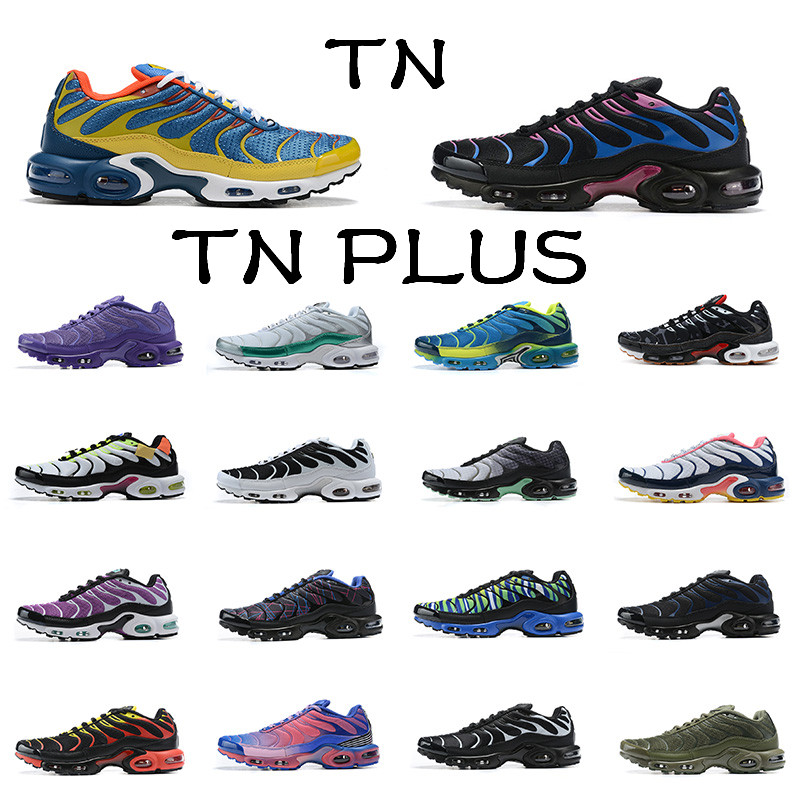 

TN plus mens running shoes pink sea bleached coral pure triple black white red lemon lime bumblebee voltage purple men women sneakers