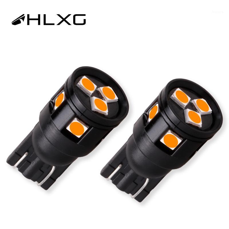 

HLXG 2X T10 W5W LED 3030 Parking Turn Signals Clearance back up license plate car interior lights Instrument panel lamps 12V 24V1, As pic