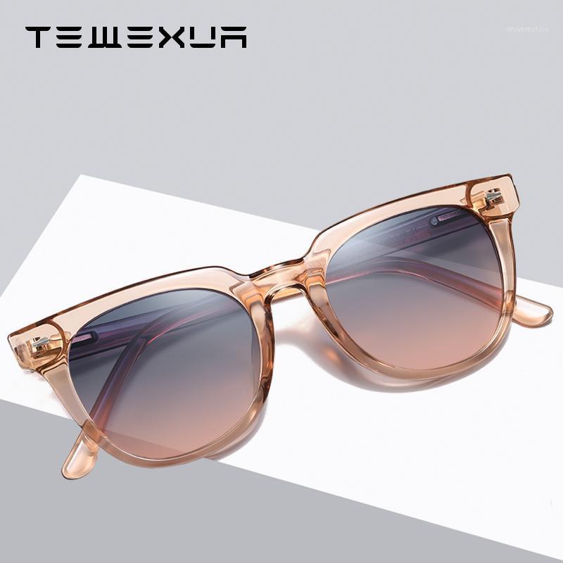 

TEWEXUA Brand New Fashion Semi Rimless Polarized Sunglasses Men Women Metal frames Driving Sports Leisure UV4001