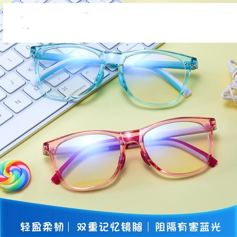

2PCS Anti Blue Light Blocking Glasses Kids Frame Fashion Square Glasses Acetate Clear Lens UV400 Computer Children Eyeglasses NX1