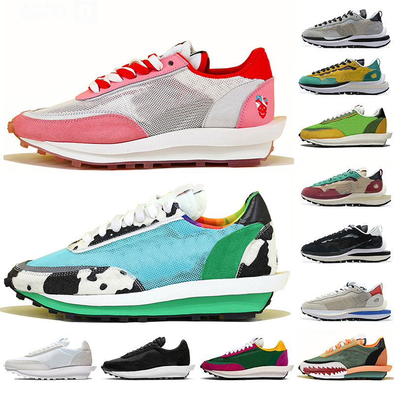 

Top Fashion Waffle LDV Strangelove Chunky Dunky Women Mens Running Shoes Pegasus Nylon White Black Tour Yellow Trainers Sneakers, #15 blue white 36-45
