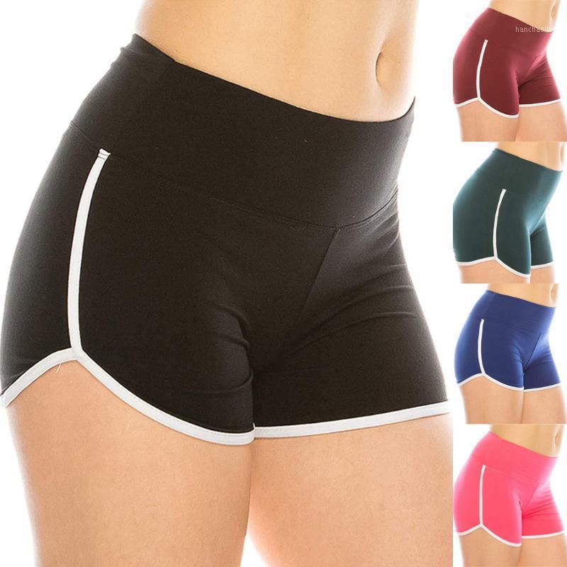 

Women Sexy Cotton Yoga Shorts Push Up Running Gym Legging Bottoms Tights Breathable Workout Plus Size Sport Shorts#y31, Black