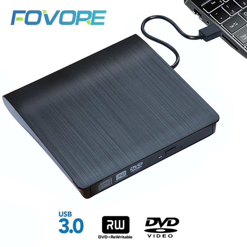 

USB 3.0 Slim External DVD RW CD Writer Drive Burner Reader Player Optical Drives For Laptop PC dvd burner portatil1
