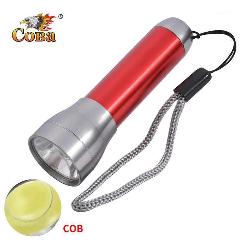 

COBA cob 2020 new mini led Aluminum alloy torch use 1* battery waterproof portable spotlight tactical1