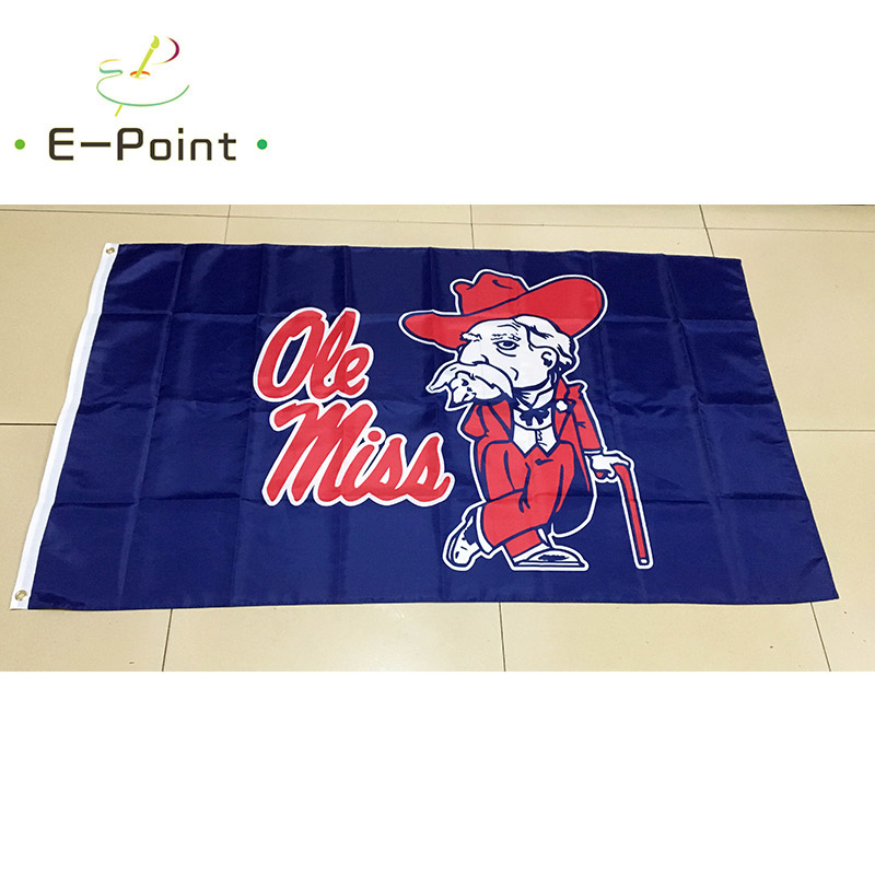 

NCAA Ole Miss Rebels Flag 3*5ft (90cm*150cm) Polyester flag Banner decoration flying home & garden flag Festive gifts