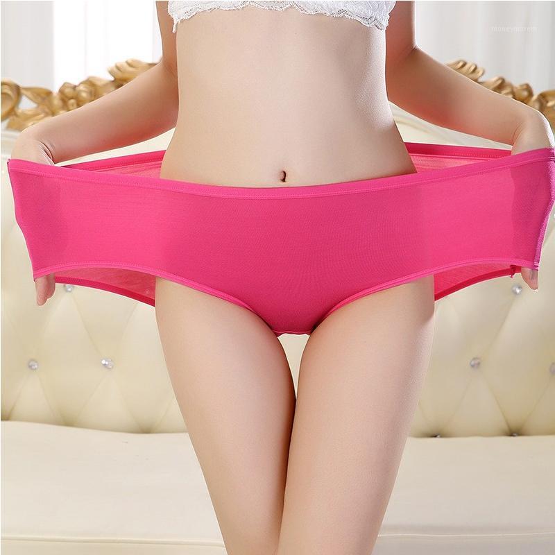 

free shiping High-Rise Large Size briefs for women Bamboo Cotton Underwear Women women's panties sexy hipster cotton panties1, White